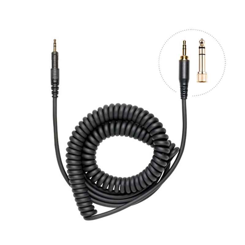 Coiled Audio Cable Replacement - Audio Technica Headphone Ath-M50X review and price