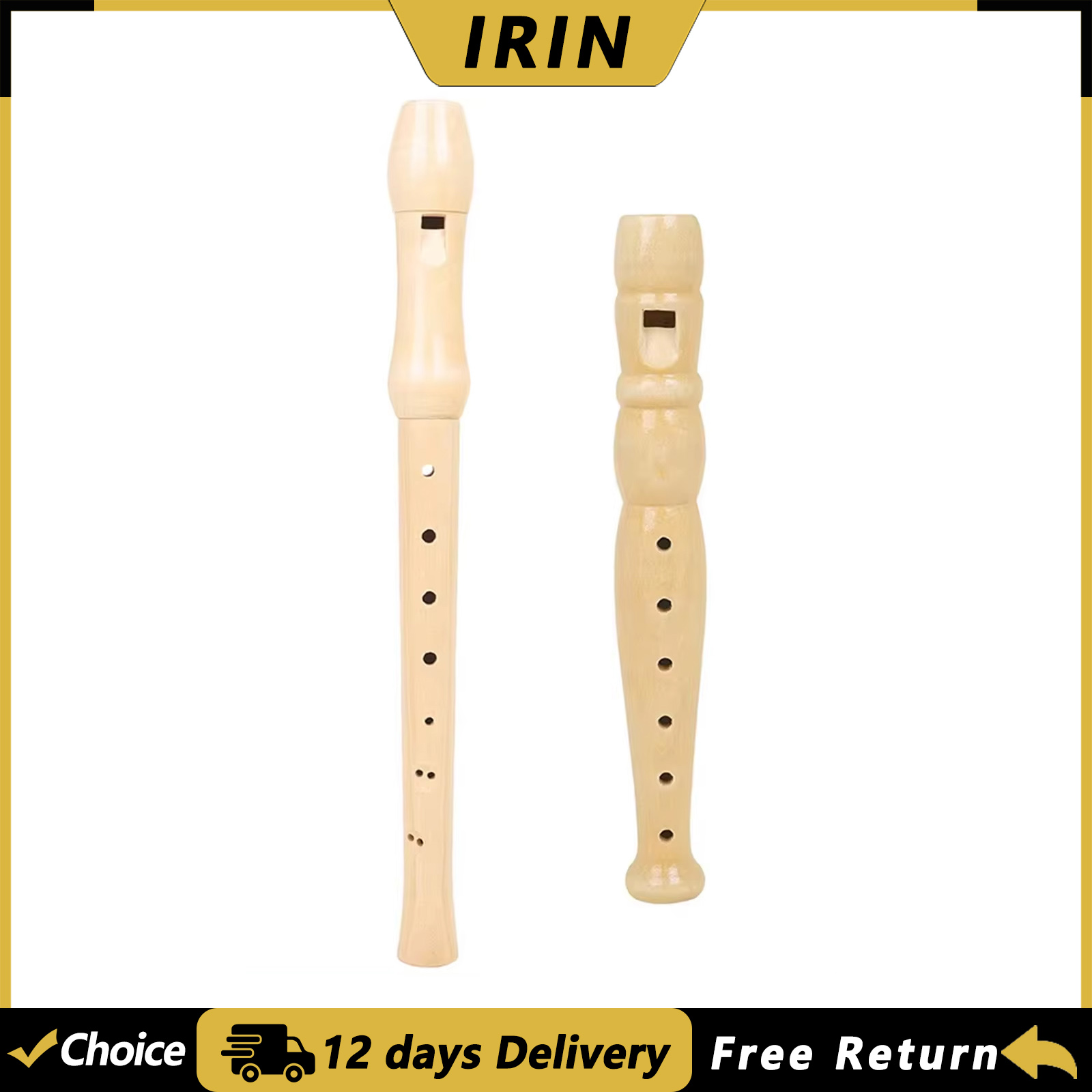 IRIN 6/8 Hole Recorder Wood Co - Musical Instrument Harmonium review and price