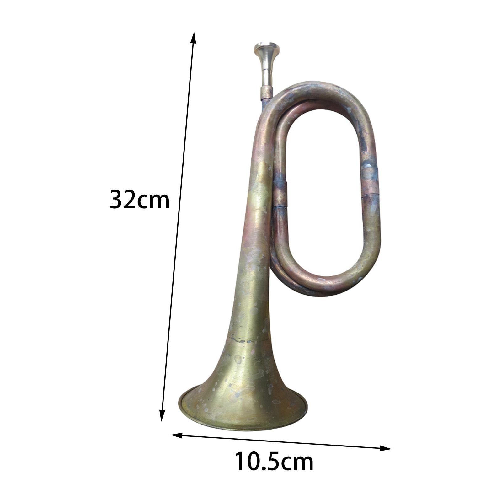 Trumpet Blowing Bugle with Mou - Musical Instrument Bugle review and price